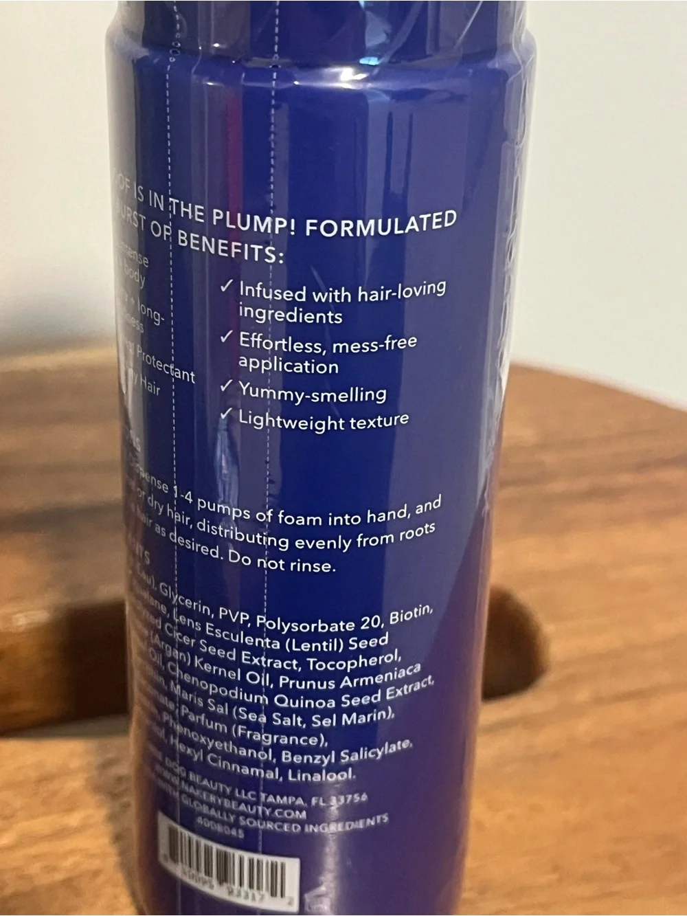 Nakery Beauty Bombshell Burst Hair Styling Foam